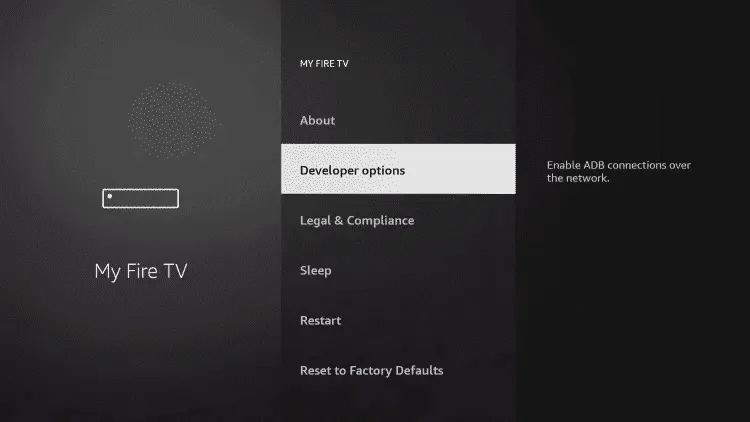 My Fire TV settings Firestick IPTV