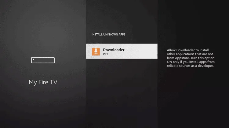 install unknown apps Firestick IPTV sideload
