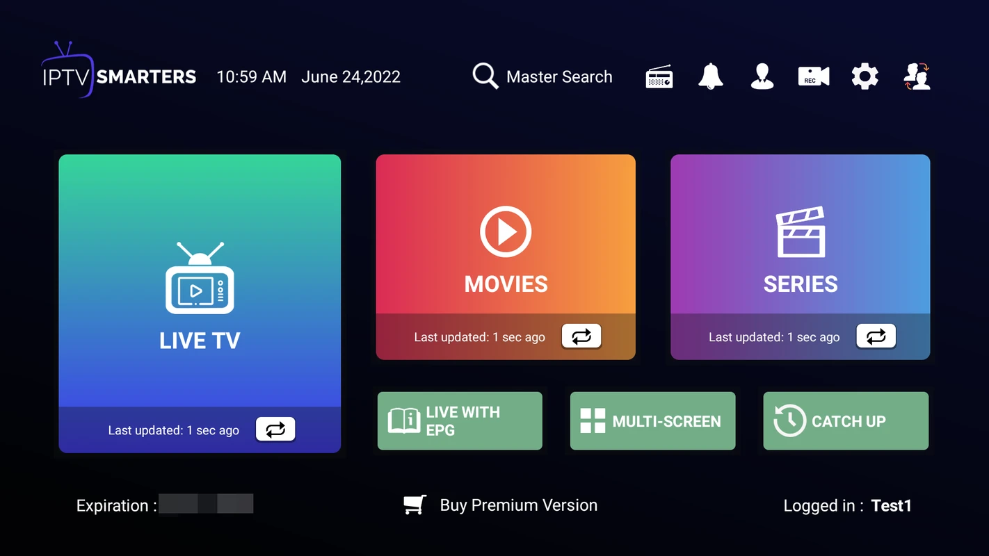 IPTV Windows save playlist and access streaming dashboard MyTVWay