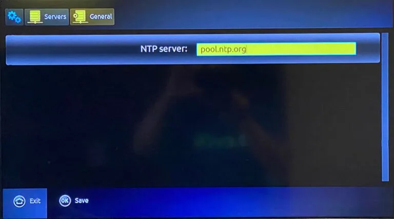 IPTV MAG Box NTP server pool.ntp.org configuration MyTVWay