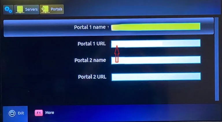 IPTV MAG Box portal 1 name URL MyTVWay configuration