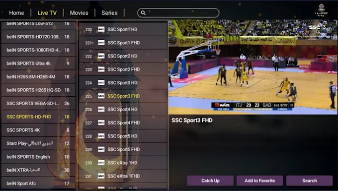 IPTV iPhone watch live UK TV channel streaming full screen MyTVWay